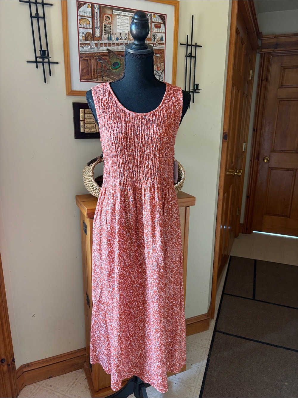 NWT Croft & Barrow Smocked Dress